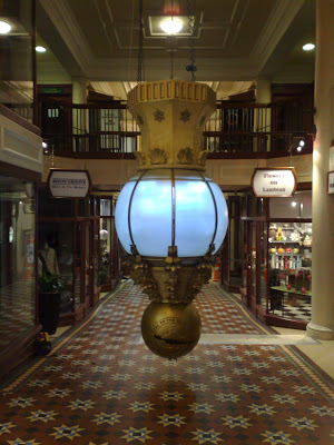 Electrical and mechanical maintenance on the Old Bank Arcade Clock.