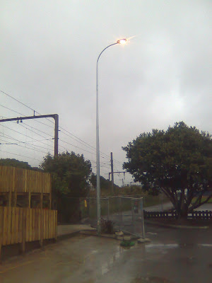 New installation of 12m poles in Tawa